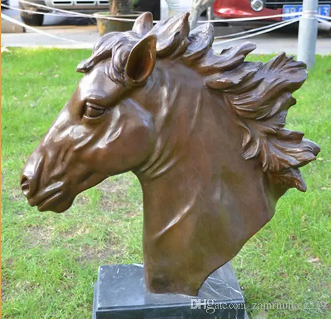 Art Deco Sculpture Horse Ornaments Bronze Statuein Statues