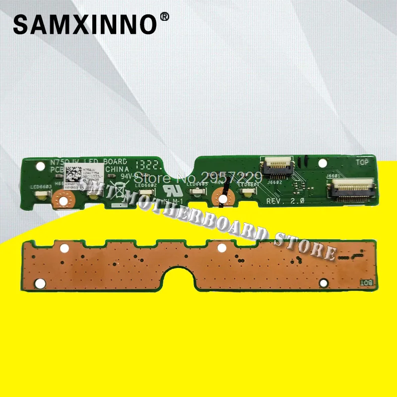 Original For Asus N750J N750JK N750JN N750JV N750JA Small Indicator Board LED Tested Well Motherboard | Компьютеры и офис