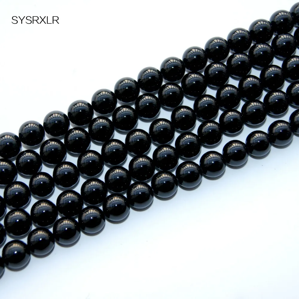 Wholesale Aaa + High Quality Natural Black Stone For Jewelry Making Diy