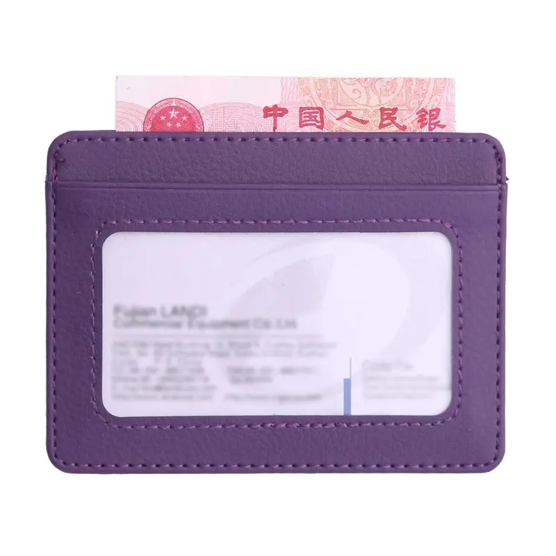 Купить THINKTHENDO Men's Leather Thin Wallet ID Money Credit Card Slim Holder Pocket Organizer  Багаж и сумки | Держатели для карт и пропусков (32972799614)