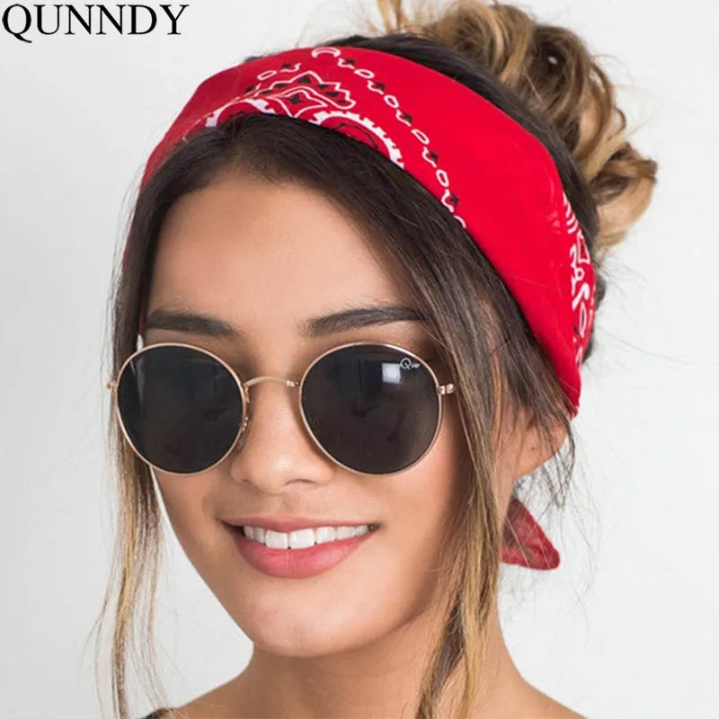 

Qunndy Twist Turban Headband for Women Linen Bandana Hairbands Head Band Yoga Headbands Headwear Headwrap Girls Hair Accessories