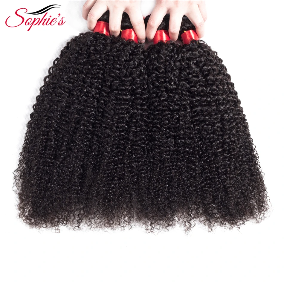 Sophie's Kinky Curly Bundles With Closure Human Hair Bundles With Closure Brazilian Hair Weave Bundles With Closure Non Remy Sophie's Kinky Curly Bundles With Closure Human Hair Bundles With Closure Brazilian Hair Weave Bundles With Closure Non Remy