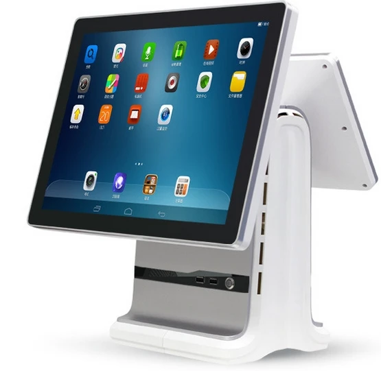 

15 inch 4g wifi Pos touch dual lcd all in one 15 inch android pos terminal for cafe
