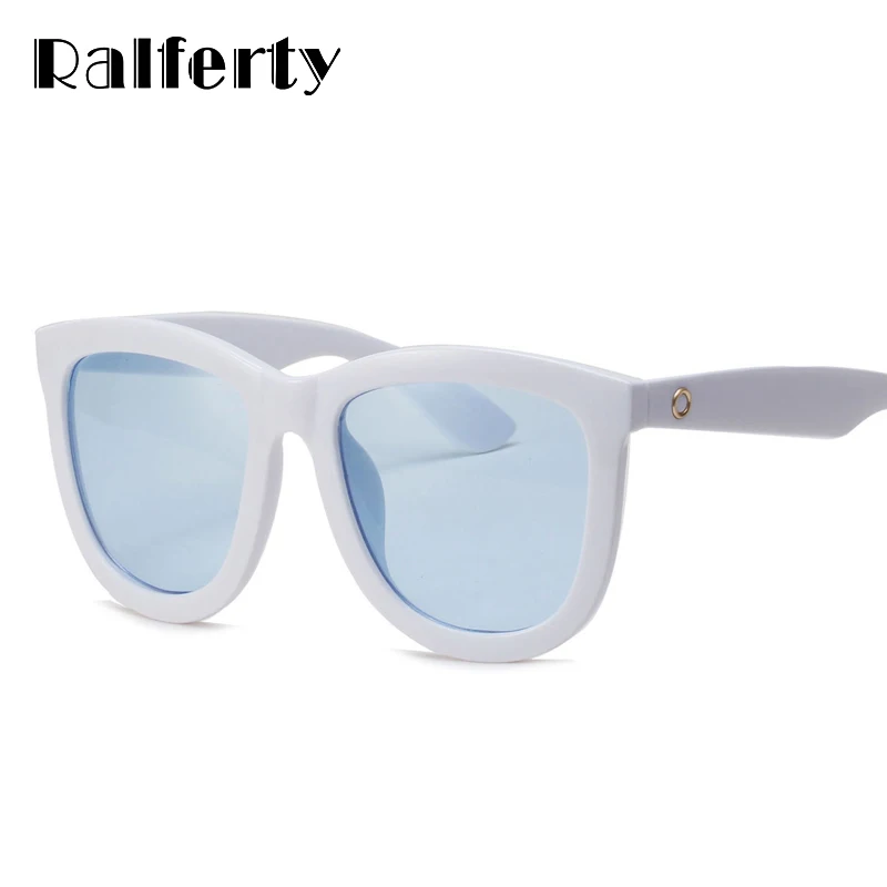 Ralferty, негабаритные солнцезащитные очки для женщин, винтажные Квадратные Солнцезащитные очки, оправа, большие винтажные прозрачные красные линзы, очки X1328
