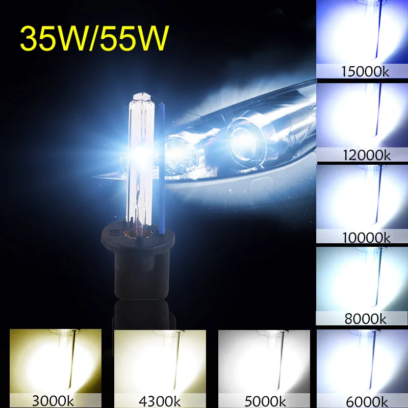 Farol do Carro Xenon Lâmpada h1 h3 h7 h8 H11 Hb3 9005 Hb4 9006 55w 12 H27 880 881 v 3000k 4300k 5000k 6000k 8000k 10000k 2pcs Hid Kit