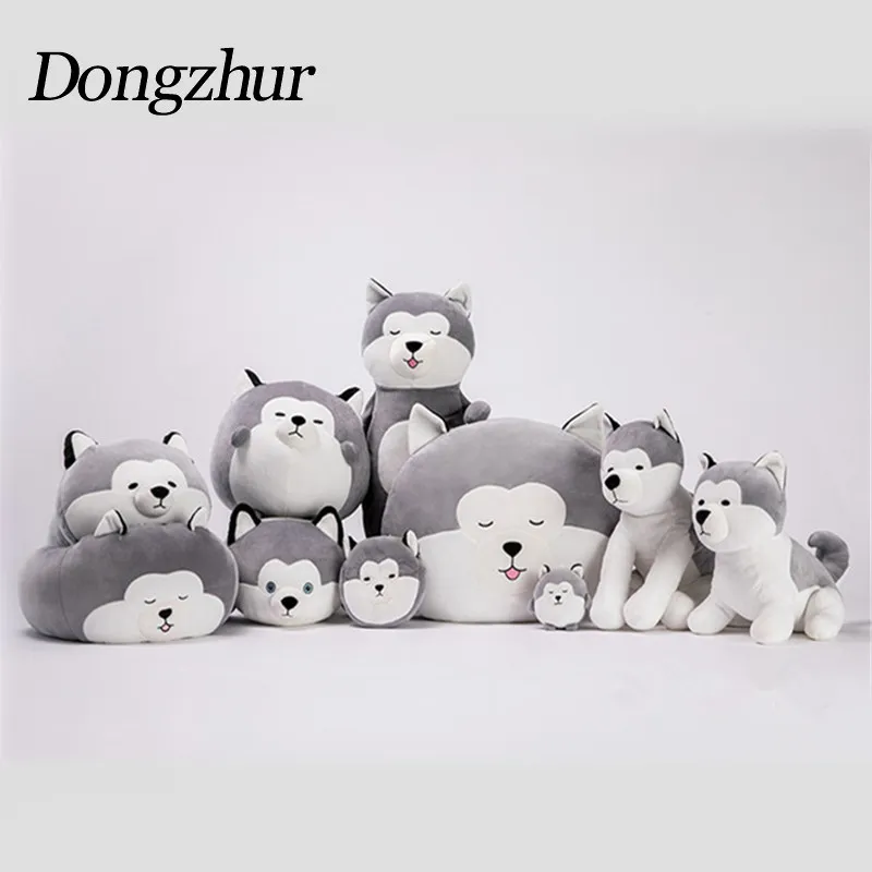 Dongzhur Husky juguetes de Peluche para niños juguetes de Peluche almohada lindo mullido Peluche Husky rodillas sentado regalo de Navidad para niños Dongzhur Husky juguetes de Peluche para niños juguetes de Peluche almohada lindo mullido Peluche Husky rodillas sentado regalo de Navidad para niños