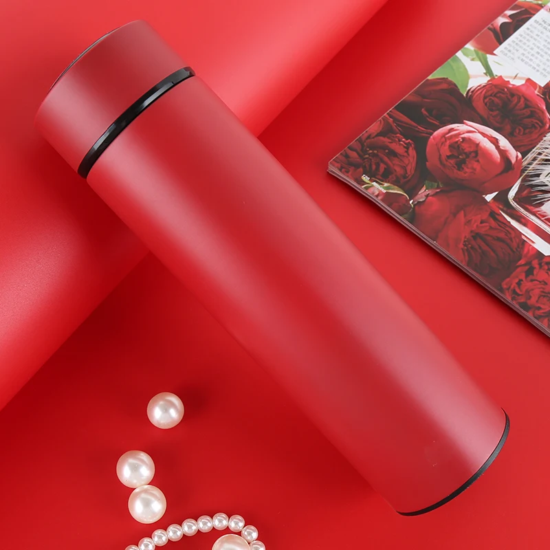 

W12 Thermos Cup high heat-insulating Cafe High Quality Double Wall Stainless Steel Flasks 500ml Coffee Travel Mug outdoor Bottle