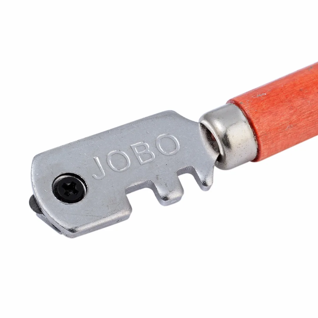 1pc Wooden Handle Tipped Glass Tile Cutter 130mm Length For Bottle Glass Cutting Craft Hand Tool Kit