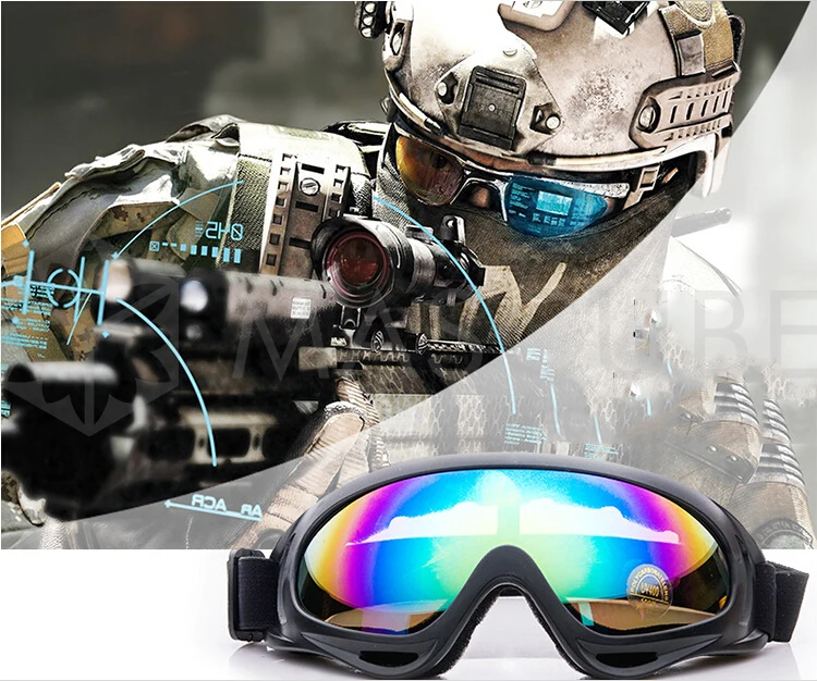 Ski Snowboard Skate Goggles Glasses 4 Colour Lens Uv Protection Super Sports Outdoor Motorcycle Off road