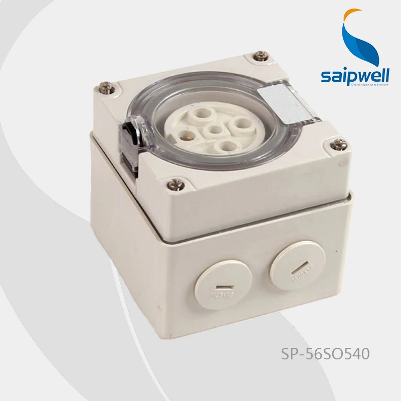 Saip/Saipwell IP67 250V 40A 5P Европейская/австралийская электрическая Водонепроницаемая