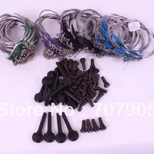 10 компл. 4/4 скрипка части черного дерева, колышек endpin стальными струнами Аксессуары# E1