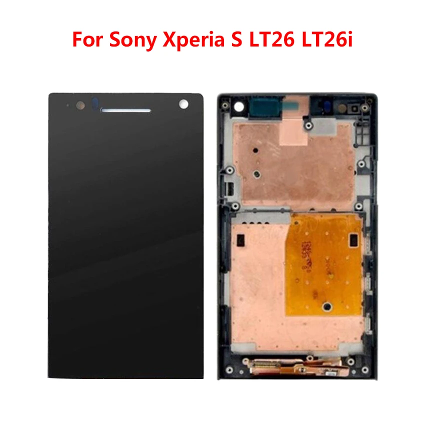 ЖК дисплей Sony Ericsson Xperia S LT26 LT26i дигитайзер сенсорного экрана в сборе бесплатная