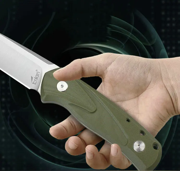 ENLAN 58Hrc охотничий нож, тактические походные ножи, боевой нож, ножи для выживания, Прямая поставка