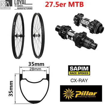 

2018 DT Swiss 350 Series 650B MTB Carbon Wheel XC AM Wheelset 35*35mm All Mountain Bike Chinese Carbon Rim