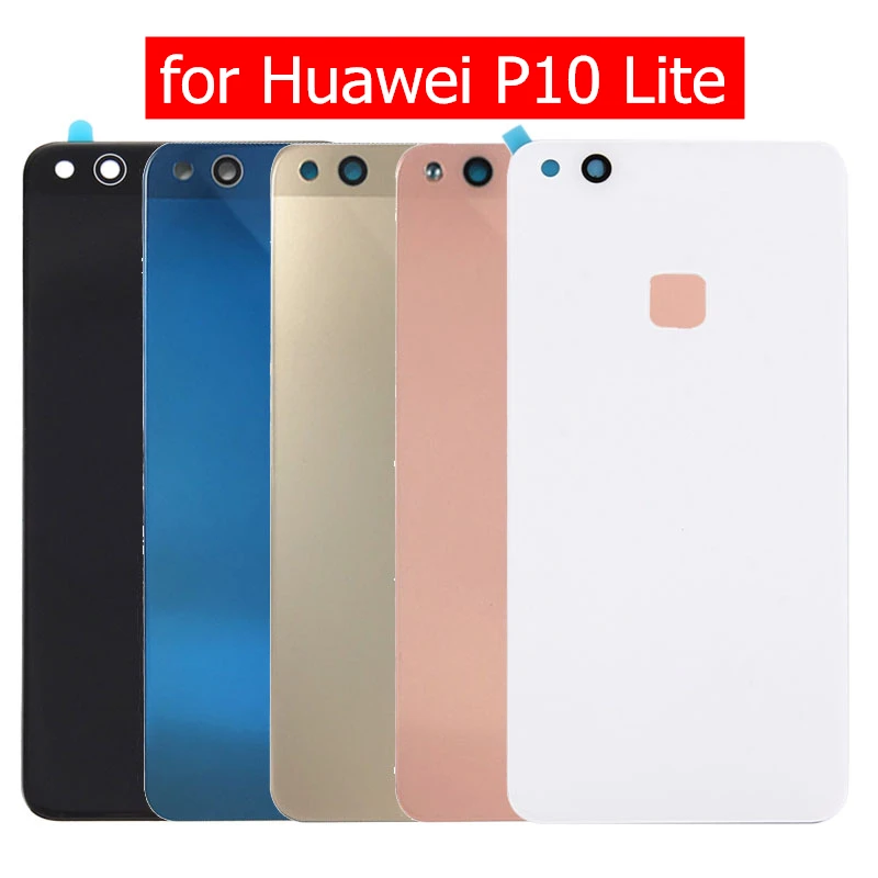 

for Huawei P10 Lite Glass Battery Back Cover Glass Panel Rear Housing Door for Huawei Nova Lite Repair Spare Parts with 3M Glue