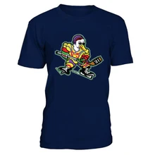 EALER хоккейные болельщики хлопок черные футболки темно-синего цвета