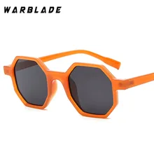 Новые Восьмиугольные Квадратные Солнцезащитные очки для женщин, брендовые дизайнерские солнцезащитные очки с полигоном, винтажная пара, сексуальные милые светло-красные розовые линзы