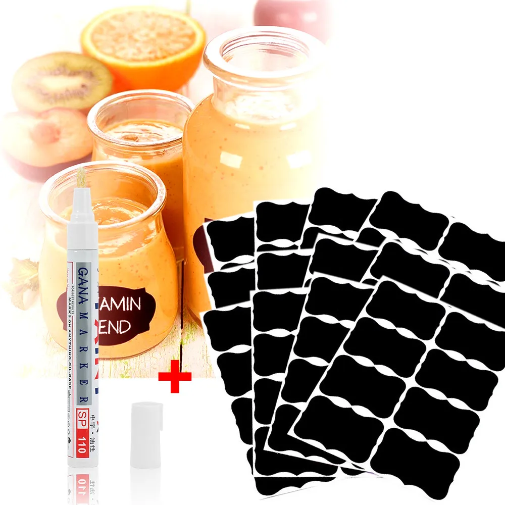 מדבקות סימון רב שימושיות - לסימון כלי אחסון, חפצים ותבלינים מדבקות סימון רב שימושיות - לסימון כלי אחסון, חפצים ותבלינים