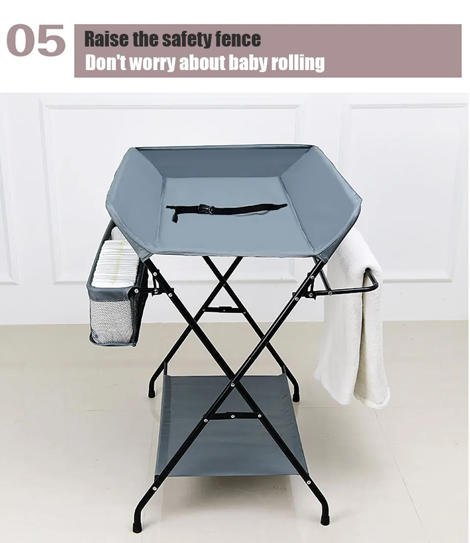 IMBABY пеленальный столик для новорожденных пеленальные столы складной Пеленальный стол для младенцев Пеленальный стол для детей от 0 до 24 месяцев