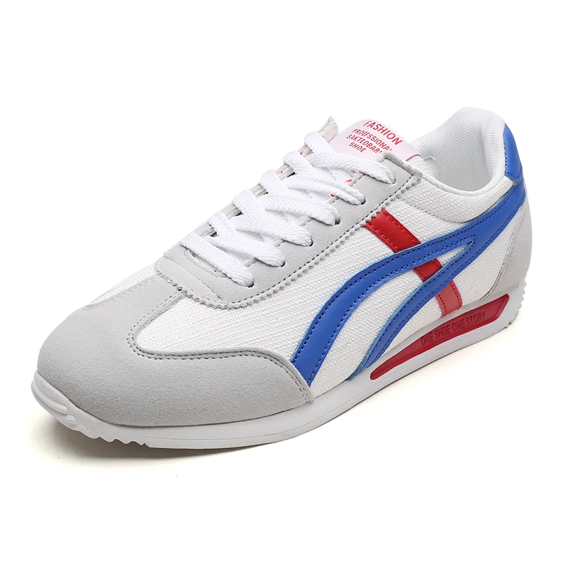 blue Tenis Masculino/Мужская Вулканизированная обувь; модная летняя дышащая мужская повседневная обувь; легкие удобные кроссовки на плоской подошве - Цвет: blue