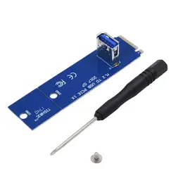 Оптовая продажа NGFF M.2 для USB адаптер 3,0 карта M2 к USB3.0 карты для PCIe PCI-E Riser Card для добычи Bitcoin Litecoin машины