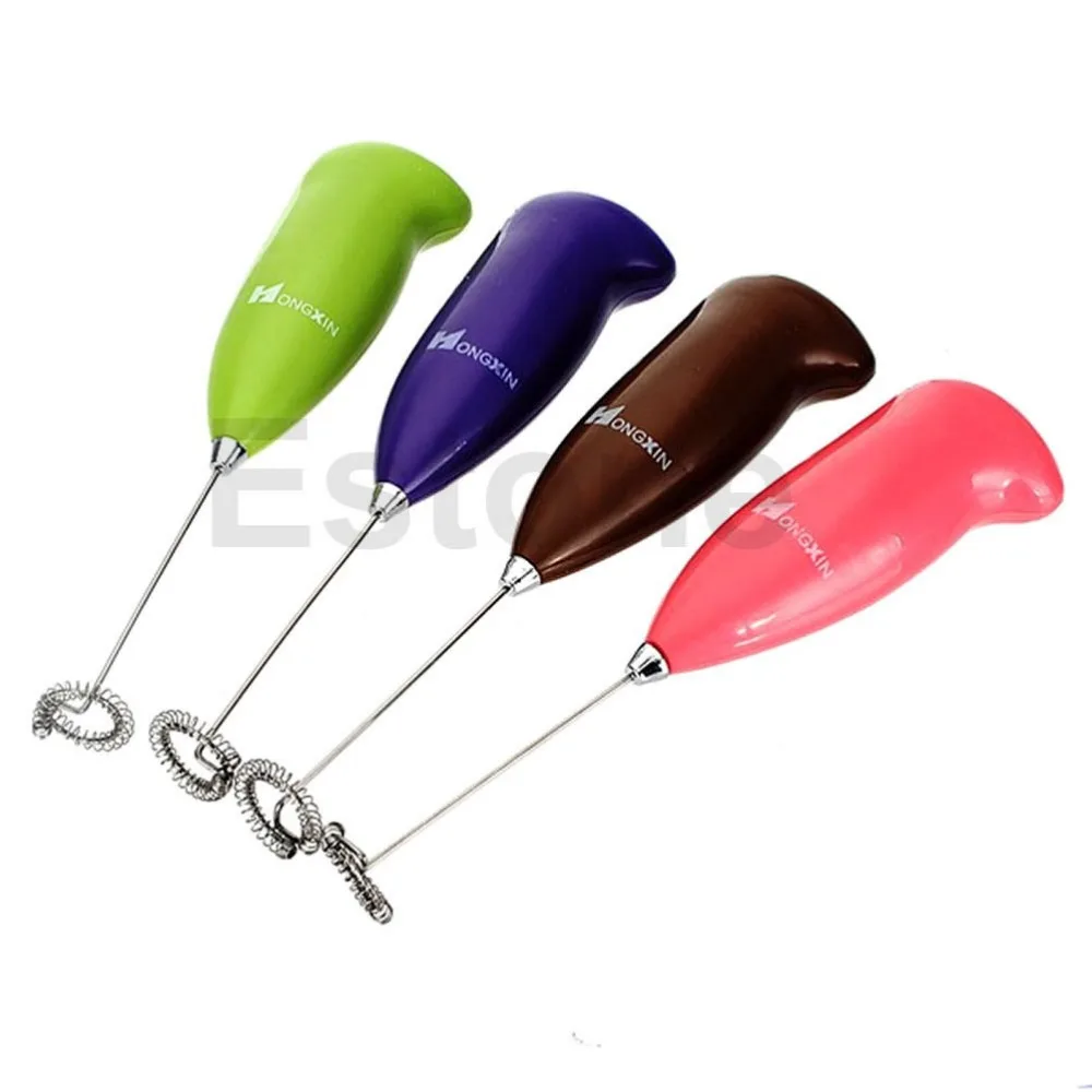 Y102 New Kitchen Electric Handle Coffee Milk Egg Beater Whisk Frother