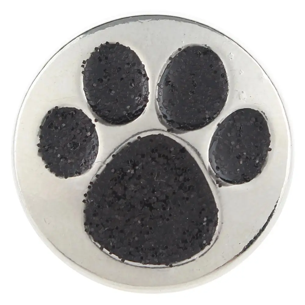 Jayna Lee 20mm Dog Footprint Snap Pops Fit Ginger Snaps Interchangeable Jewelry for women men gifts GJS7082 | Украшения и