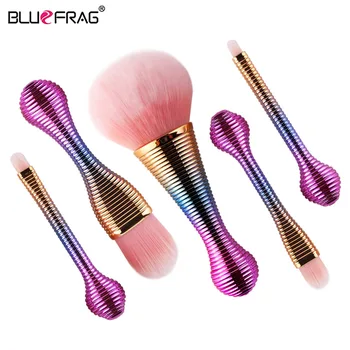 

BLUEFRAG 5pcs Makeup Brushes Tool Set Power Foundation Eye Shadow Concealer Facial Eyes Beauty Mini Cosmetic Make Up Brushes
