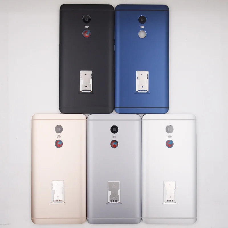 

BaanSam New Battery Door Back Cover SIM Card Tray Housing Case For Xiaomi Redmi Note 4 With Power Volume Buttons
