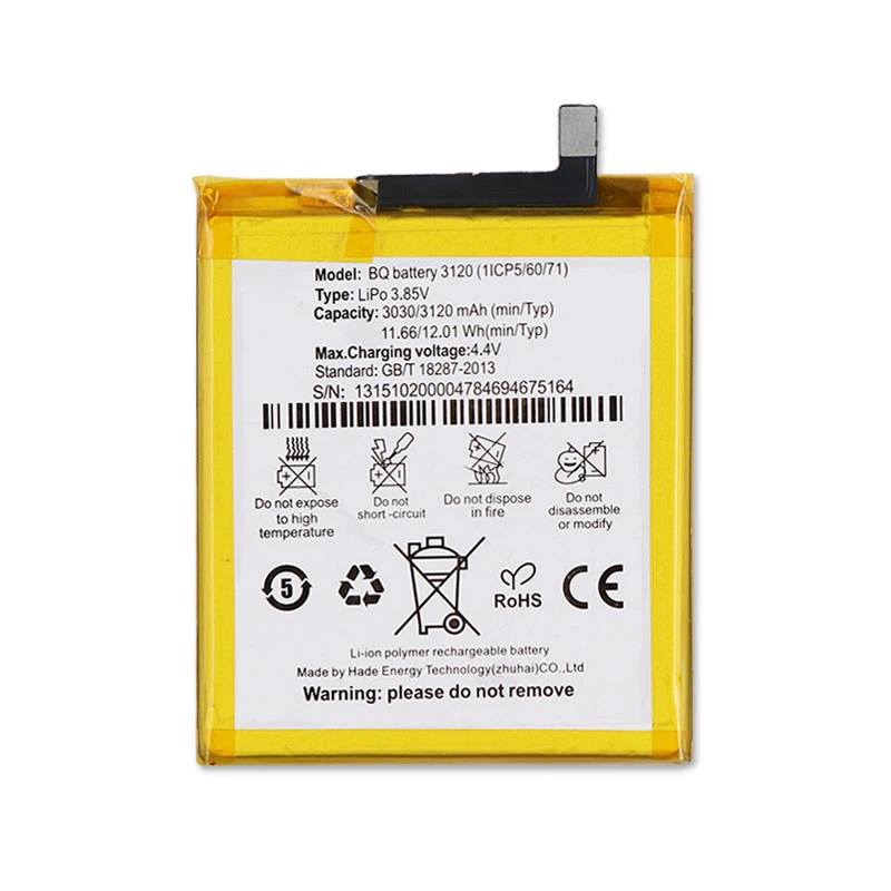 Новинка 3120(1ICP5/60/71) батарея для BQ Aquaris M5 Batterie аккумуляторная AKKU 3120mAh +