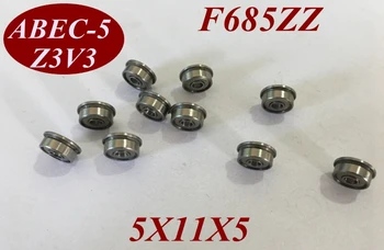 

2Pcs F685ZZ F685Z F685-ZZ 5X11X5 mm Miniature high speed deep groove Ball Bearings Flange Roller flanged bearing