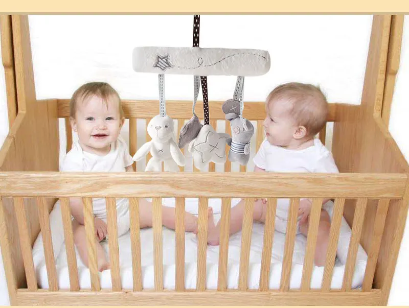 Колокольчик для детской кроватки новорожденный мальчик девочка мягкий милый плюшевый животный музыкальный погремушка многофункциональные развивающие мягкие детские игрушки 0-12 месяцев