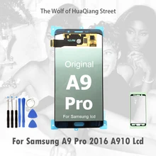 AMOLED дисплей для samsung Galaxy A9 Pro A910 SM-A9100 ЖК сенсорный экран дигитайзер дисплей Замена