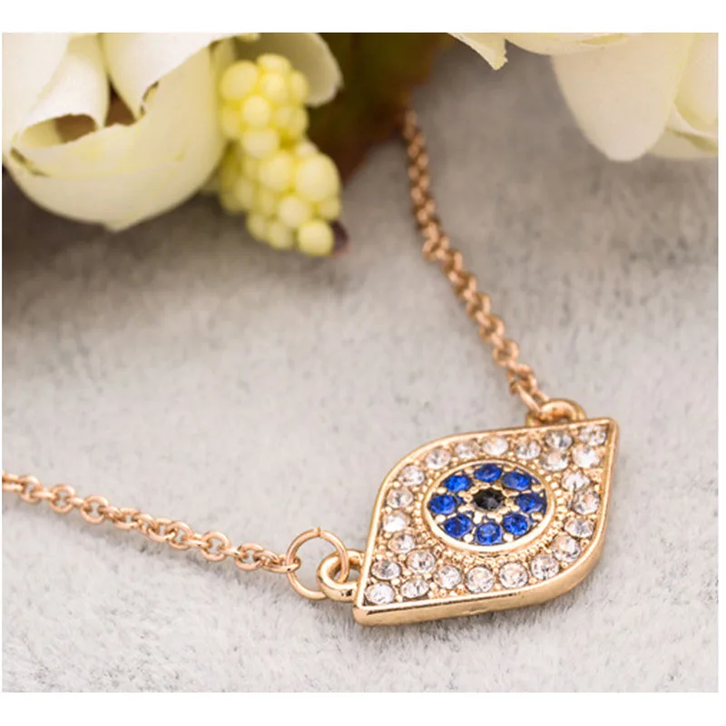 

2019 JINGYANG olho grego Jewellery Fish Blue Eye Pendant Necklace Earrings Steel Fashion Women Accessories Fashion evil eye