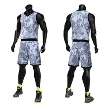 Высококачественные мужские баскетбольные майки из Джерси наборы пустая школьная спортивная форма для баскетбола дышащая Спортивная одежда для мальчиков с принтом 7XL