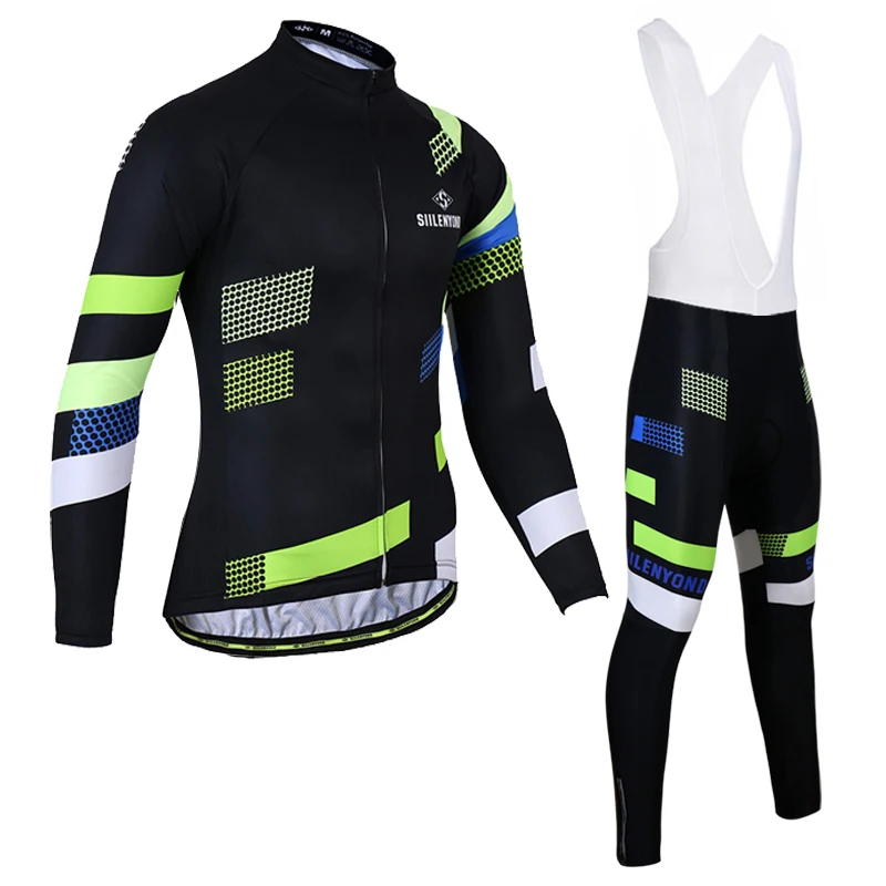 

Pro Cycling Jersey Set Autumn Cycling Bicycle Clothing Long Sleeves Racing MTB Bike Cycling Clothes Ropa Ciclismo
