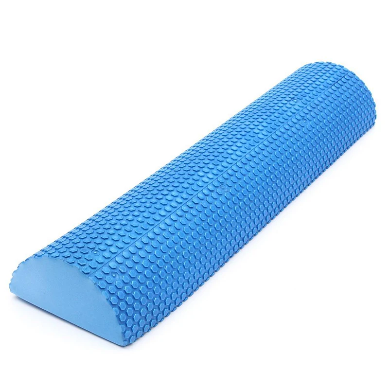 Hot Sale Blue Yoga Blocks EVA Foam Yoga Roller Pilates Fitness Half Round Foam Roller With Massage Floating Point 30cm 45cm 60cm Hot Sale Blue Yoga Blocks EVA Foam Yoga Roller Pilates Fitness Half Round Foam Roller With Massage Floating Point 30cm 45cm 60cm