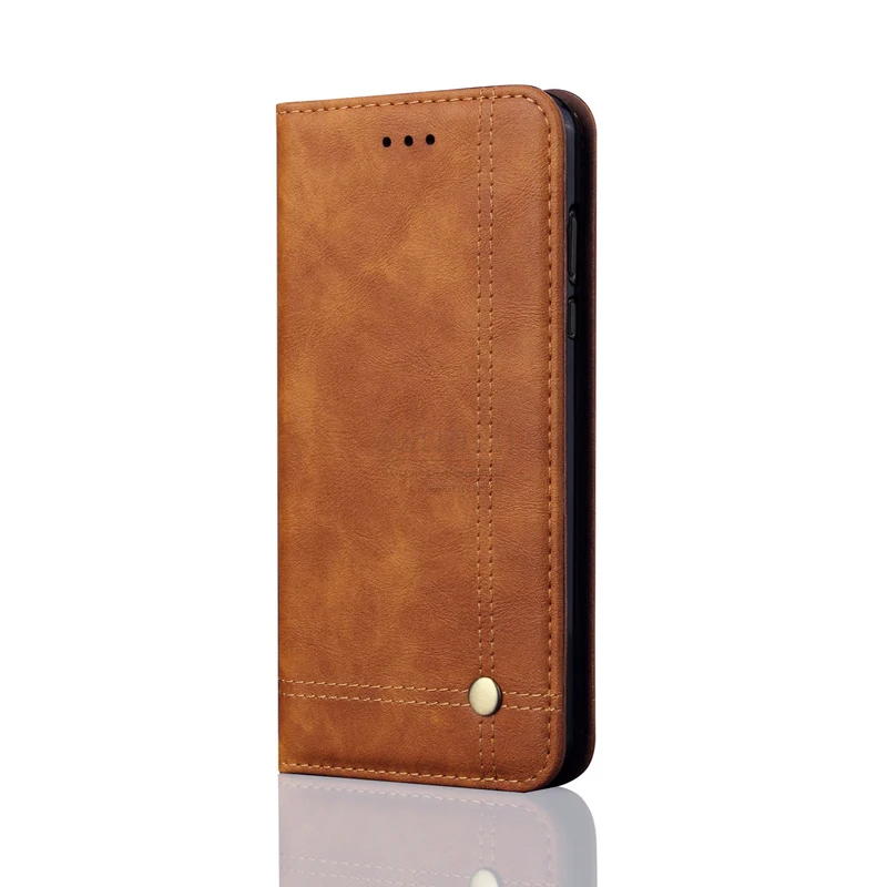 Винтажный кожаный чехол-книжка для XiaoMi RedMI 6A Note 6 Pro, Роскошный кошелек с отделением для карт и подставкой, Магнитный чехол-книжка, повседневный чехол для телефона