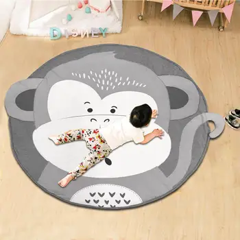 

Nordic Style Cartoon Monkey Print Children's Non-slip Toddler Crawling Mat Game Pad INS Style Children's Room Decoration Carpet