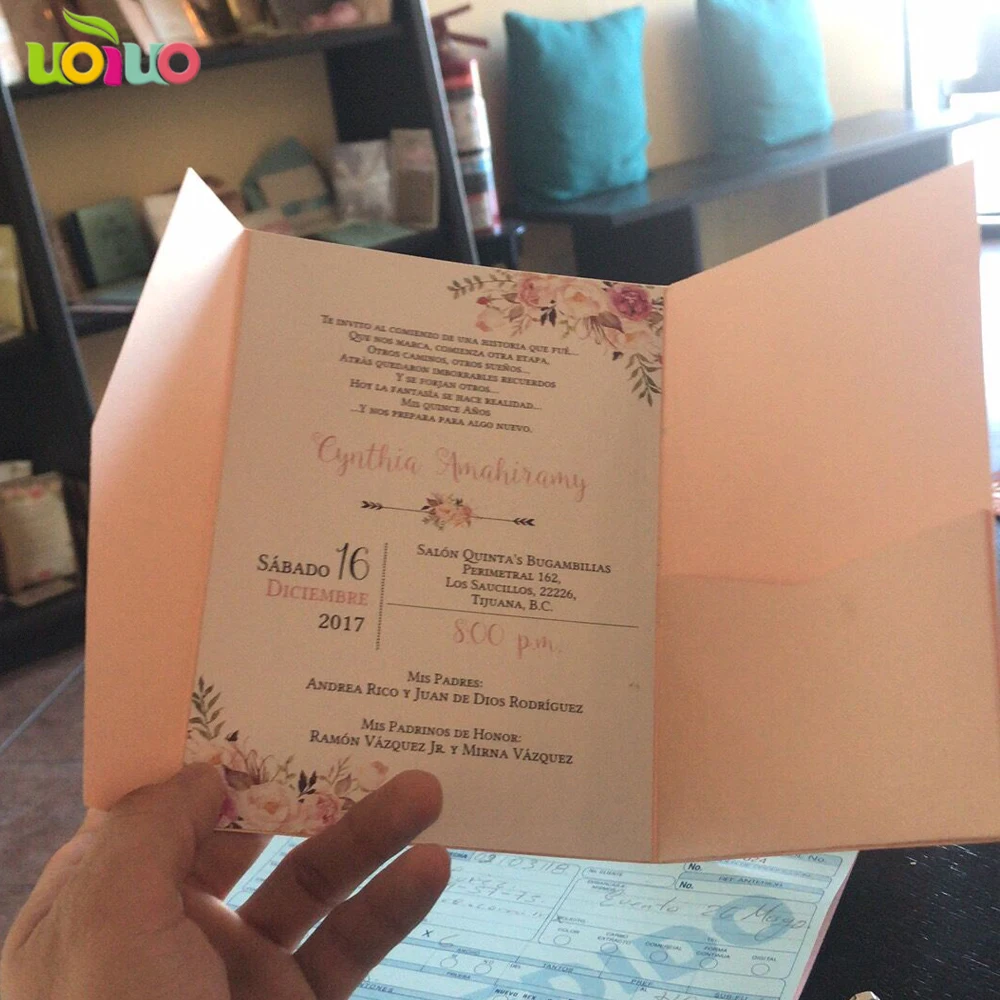 

good quality 250G paper outer incarnadine pocket Envelope,printed insert card