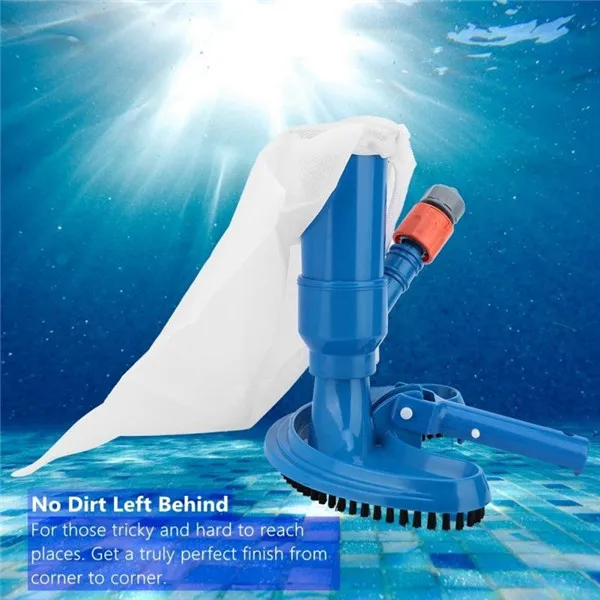 Jet Vacuum Brush Cleaner Cleaning Tool Portable for Swimming Pond Premium Material Pool Fountain FPing