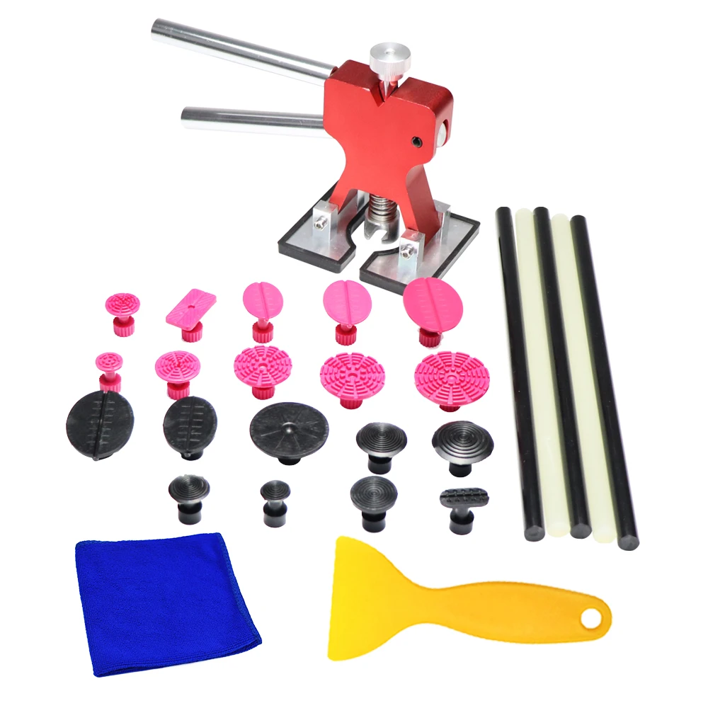 

AUTO Paintless Dent Repair Puller Kits Glue Puller Dent Lifter With Different Size Tabs