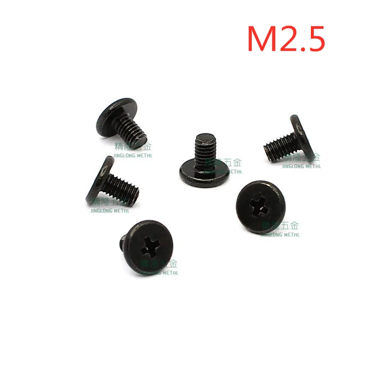 M2 x 9 mm Noir Zinc Ordinateur Portable Vis 