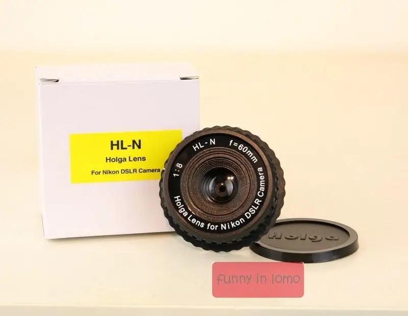 NEW Holga HLN 60 mm f/8.0 Lens For Nikon DSLR Film SLR