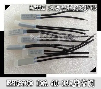 

KSD9700 since the resumption of the metal shell with a line thermostat 250V / 10A 125 degrees normally closed power 2500W