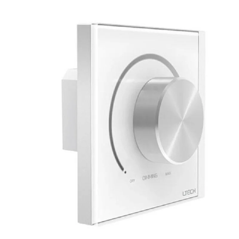 

LTECH 2.4G wireless PWM output Dimming Knob Panel Dimmer RF E61 LED controller switch DC12V -24V For LED Strip Light Tape