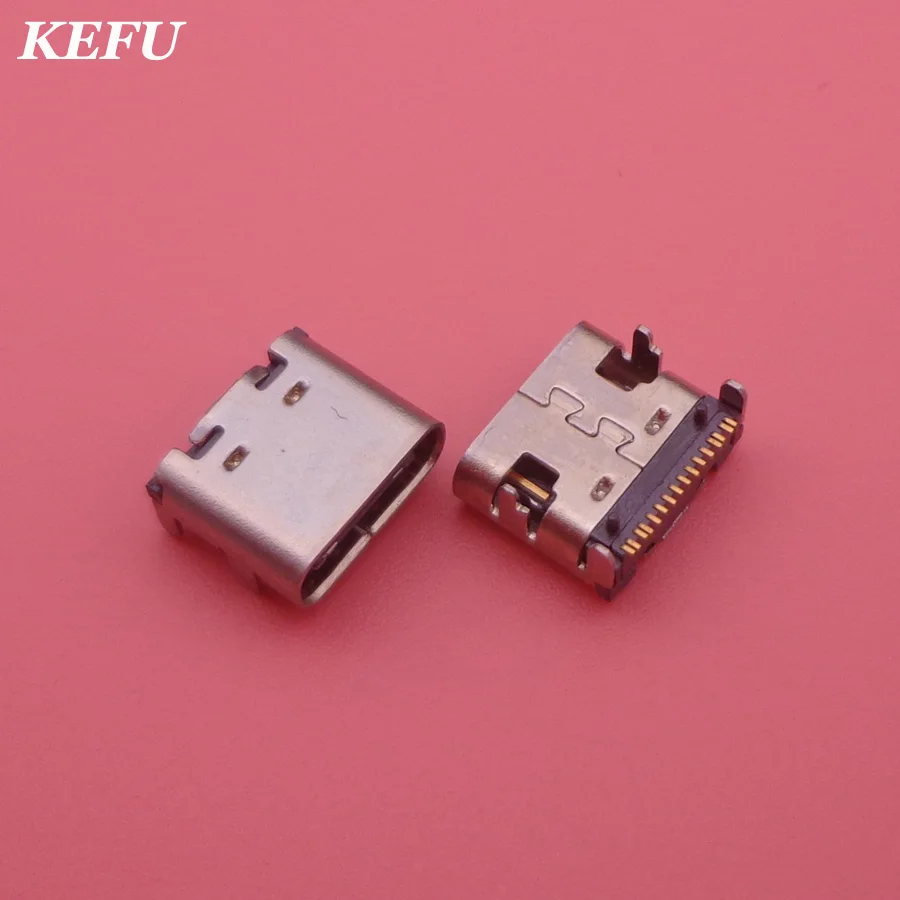 

50Pcs USB 3.1 Type C 4Legs 16 Pin Female Socket PCB Solder Connector SMT