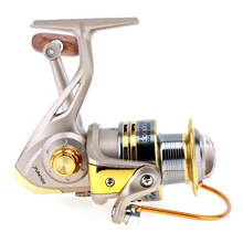 3000-5000 Серия 8 BB 5,2: 1 спиннинговая Рыболовная катушка со складной ручкой и металлической леской