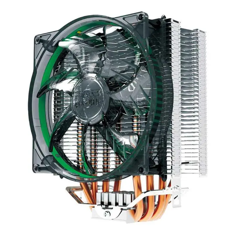 

ALLOYSEED 4x Heatpipes CPU Cooler Fan Fluid Bearing Cooling Fan Heatsink Radiator for AMD/INTEL775/115X/2011/754/939/940
