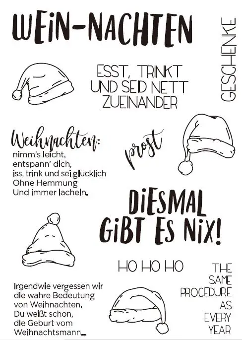 

Christmas hat Transparent Clear Silicone Stamp/Seal for DIY scrapbooking/photo album Decorative clear stamp M1216